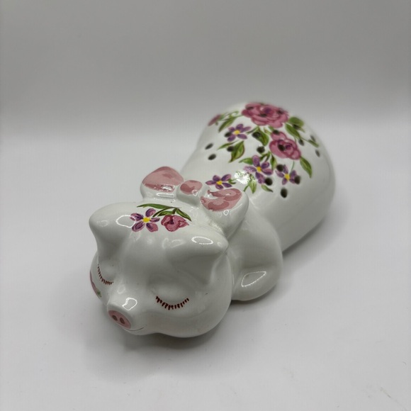 1978 Ceramarte - Brazil Hand-Painted Potpourri Pig - Picture 1 of 6